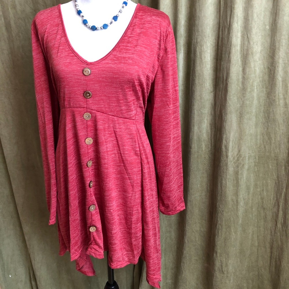NWT 📌Asymmetrical Long Sleeves Tunic